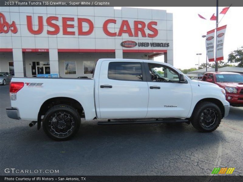 Super White / Graphite 2013 Toyota Tundra TSS CrewMax