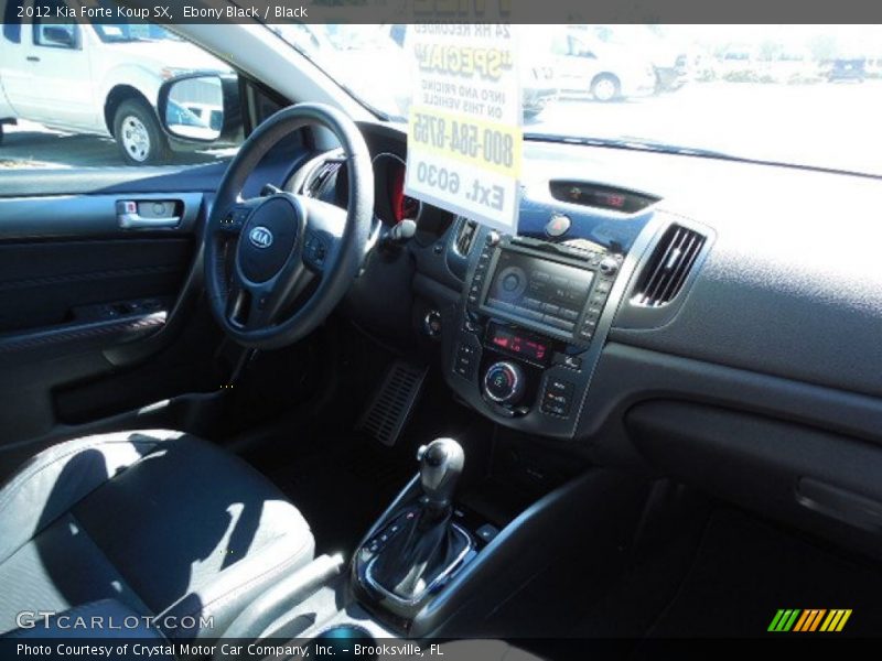 Ebony Black / Black 2012 Kia Forte Koup SX