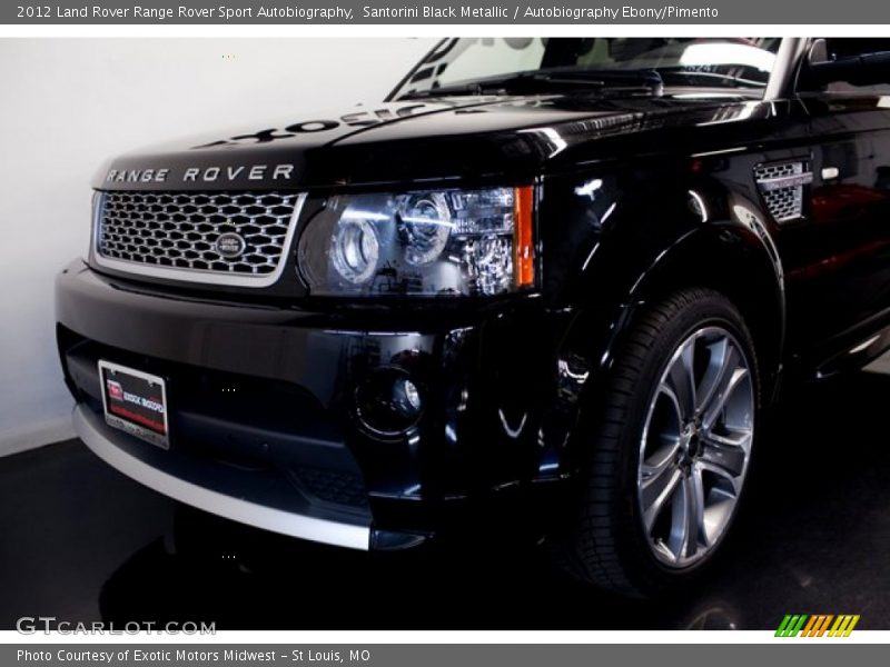 Santorini Black Metallic / Autobiography Ebony/Pimento 2012 Land Rover Range Rover Sport Autobiography