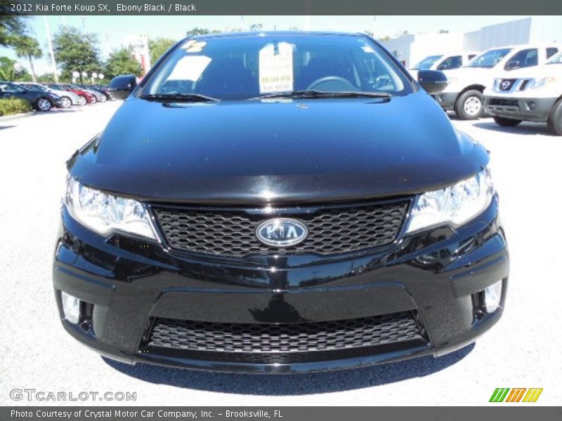 Ebony Black / Black 2012 Kia Forte Koup SX