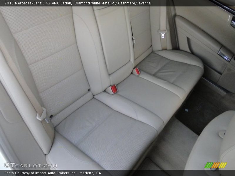 Diamond White Metallic / Cashmere/Savanna 2013 Mercedes-Benz S 63 AMG Sedan
