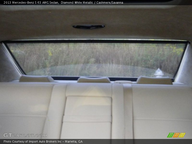 Diamond White Metallic / Cashmere/Savanna 2013 Mercedes-Benz S 63 AMG Sedan