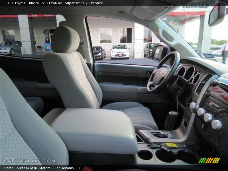 Super White / Graphite 2013 Toyota Tundra TSS CrewMax