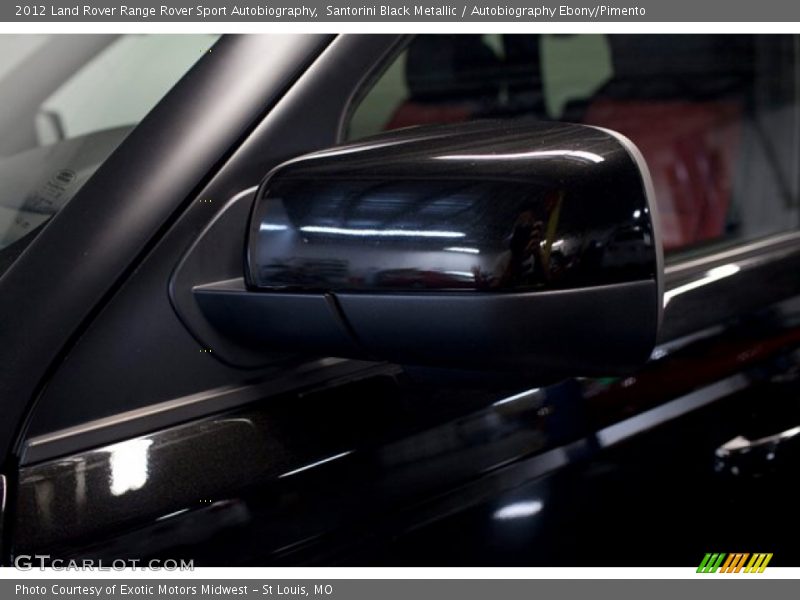Santorini Black Metallic / Autobiography Ebony/Pimento 2012 Land Rover Range Rover Sport Autobiography