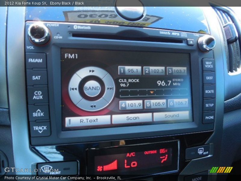 Ebony Black / Black 2012 Kia Forte Koup SX