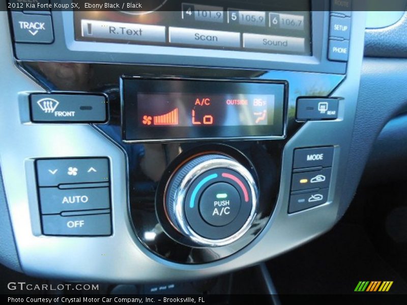 Ebony Black / Black 2012 Kia Forte Koup SX