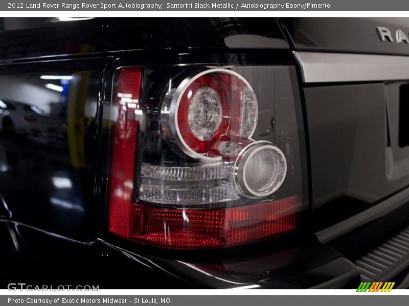 Santorini Black Metallic / Autobiography Ebony/Pimento 2012 Land Rover Range Rover Sport Autobiography
