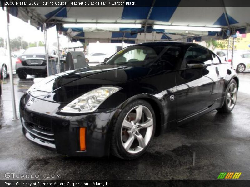 Magnetic Black Pearl / Carbon Black 2006 Nissan 350Z Touring Coupe