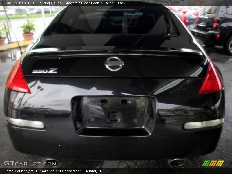 Magnetic Black Pearl / Carbon Black 2006 Nissan 350Z Touring Coupe