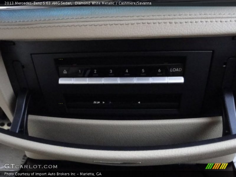 Diamond White Metallic / Cashmere/Savanna 2013 Mercedes-Benz S 63 AMG Sedan