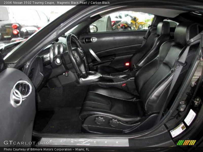 Magnetic Black Pearl / Carbon Black 2006 Nissan 350Z Touring Coupe