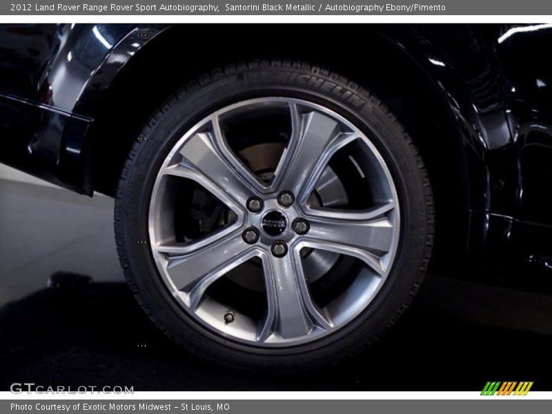 Santorini Black Metallic / Autobiography Ebony/Pimento 2012 Land Rover Range Rover Sport Autobiography