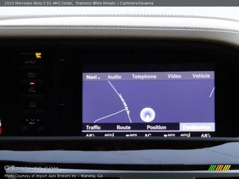 Diamond White Metallic / Cashmere/Savanna 2013 Mercedes-Benz S 63 AMG Sedan