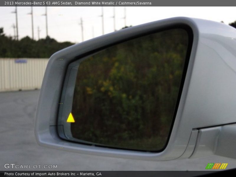 Diamond White Metallic / Cashmere/Savanna 2013 Mercedes-Benz S 63 AMG Sedan