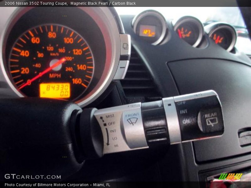 Magnetic Black Pearl / Carbon Black 2006 Nissan 350Z Touring Coupe