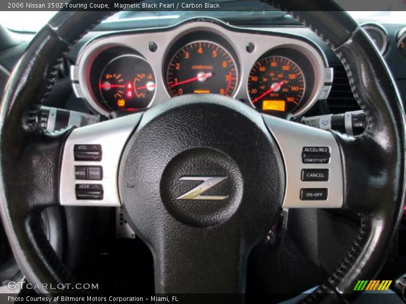 Magnetic Black Pearl / Carbon Black 2006 Nissan 350Z Touring Coupe