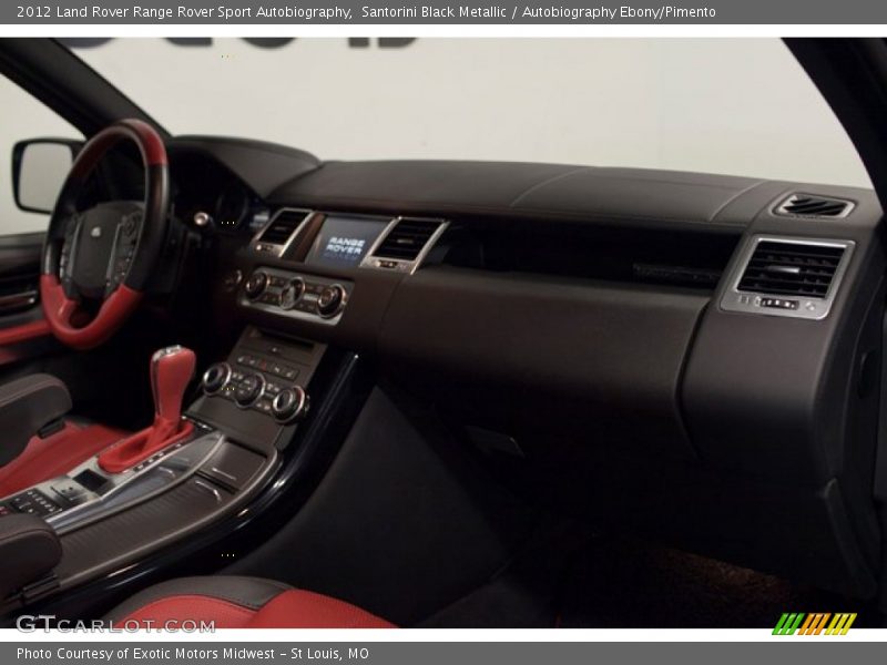 Santorini Black Metallic / Autobiography Ebony/Pimento 2012 Land Rover Range Rover Sport Autobiography
