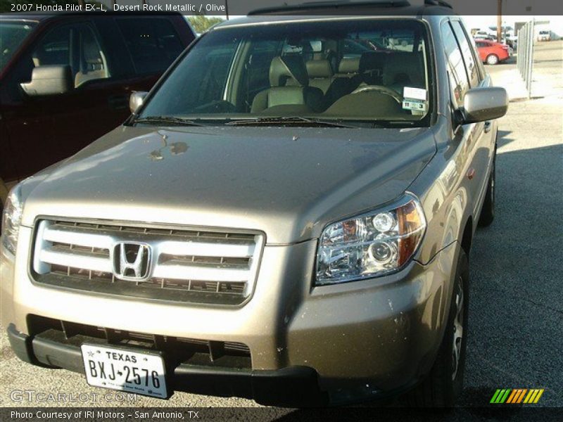 Desert Rock Metallic / Olive 2007 Honda Pilot EX-L