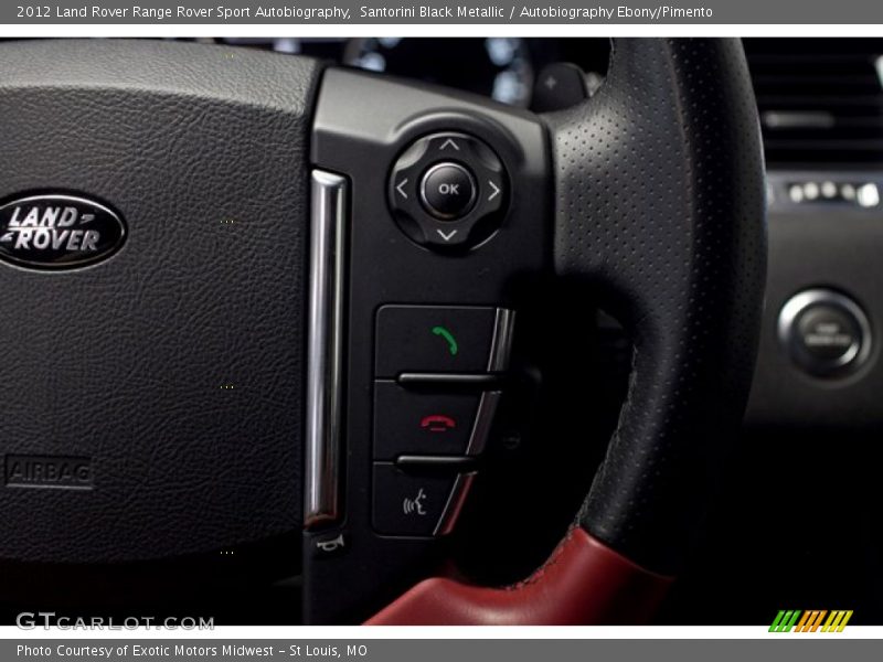Controls of 2012 Range Rover Sport Autobiography