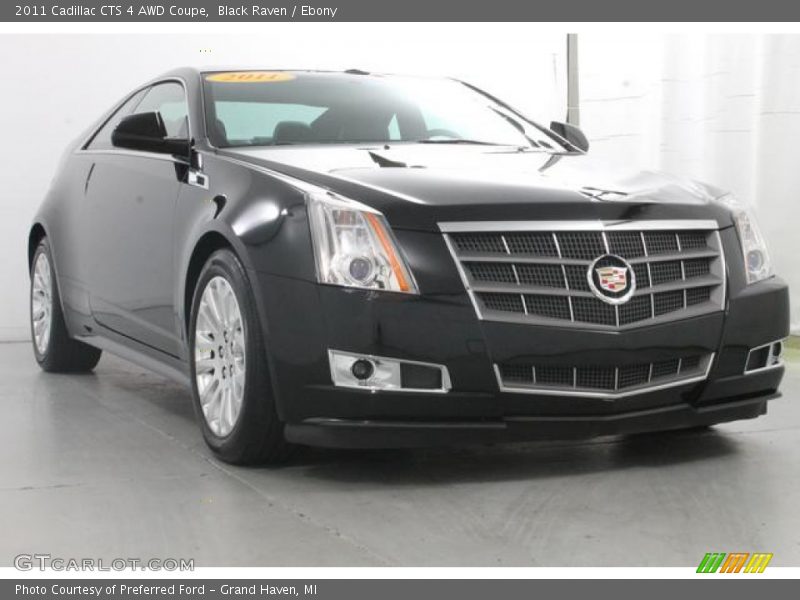 Black Raven / Ebony 2011 Cadillac CTS 4 AWD Coupe