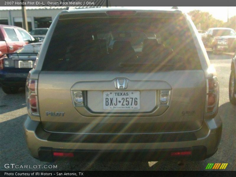 Desert Rock Metallic / Olive 2007 Honda Pilot EX-L