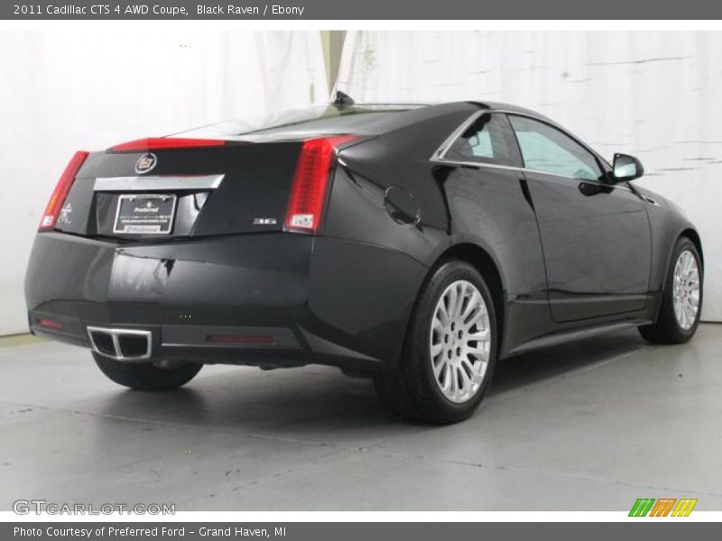 Black Raven / Ebony 2011 Cadillac CTS 4 AWD Coupe
