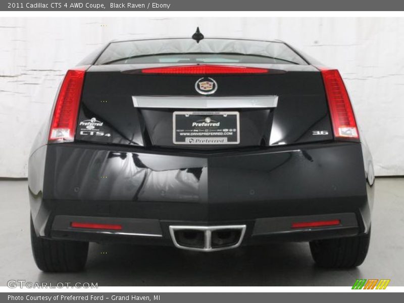 Black Raven / Ebony 2011 Cadillac CTS 4 AWD Coupe