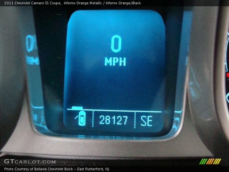 Inferno Orange Metallic / Inferno Orange/Black 2011 Chevrolet Camaro SS Coupe