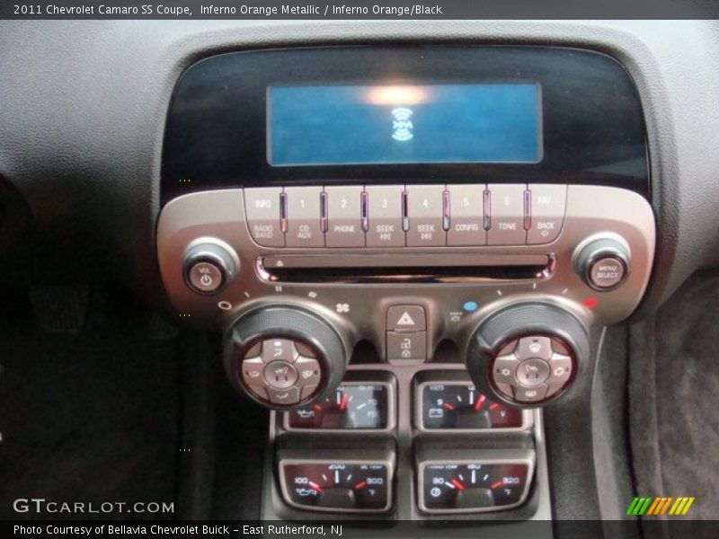 Inferno Orange Metallic / Inferno Orange/Black 2011 Chevrolet Camaro SS Coupe