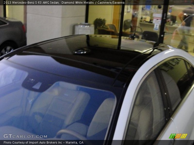 Diamond White Metallic / Cashmere/Savanna 2013 Mercedes-Benz S 63 AMG Sedan