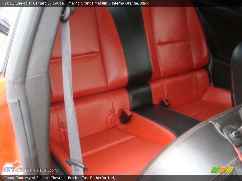 Inferno Orange Metallic / Inferno Orange/Black 2011 Chevrolet Camaro SS Coupe