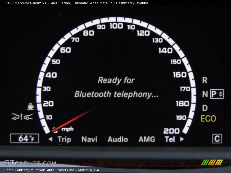 Diamond White Metallic / Cashmere/Savanna 2013 Mercedes-Benz S 63 AMG Sedan