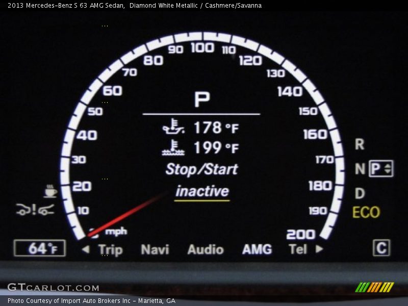 Diamond White Metallic / Cashmere/Savanna 2013 Mercedes-Benz S 63 AMG Sedan