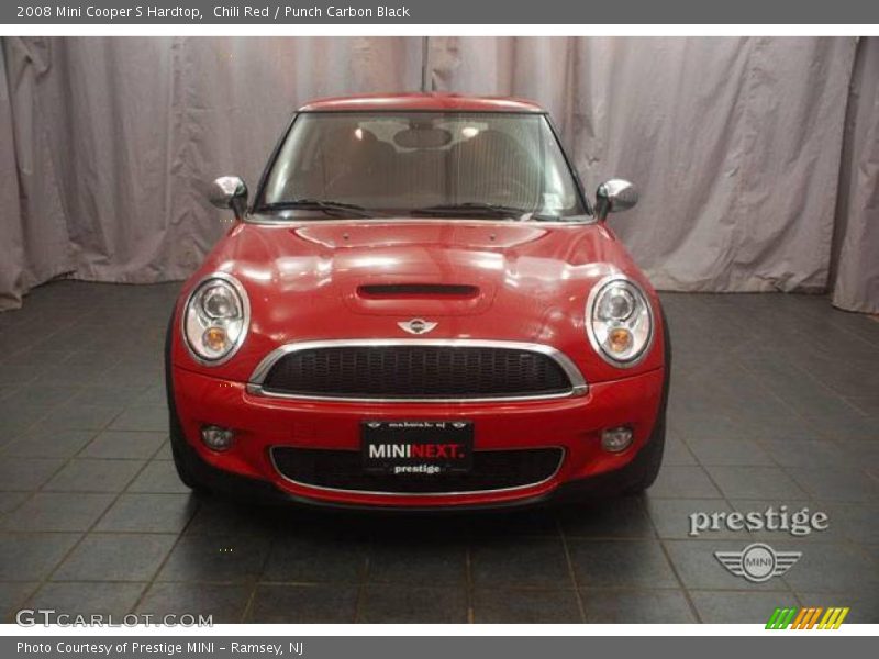 Chili Red / Punch Carbon Black 2008 Mini Cooper S Hardtop