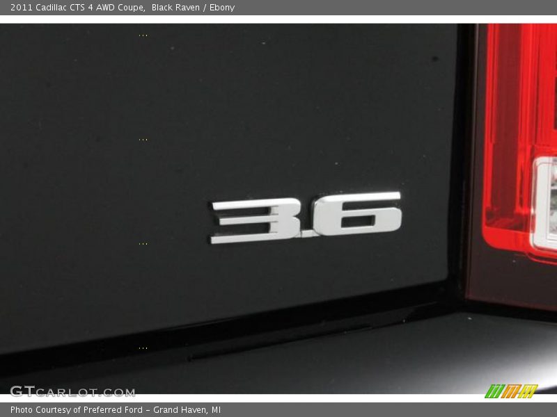 Black Raven / Ebony 2011 Cadillac CTS 4 AWD Coupe
