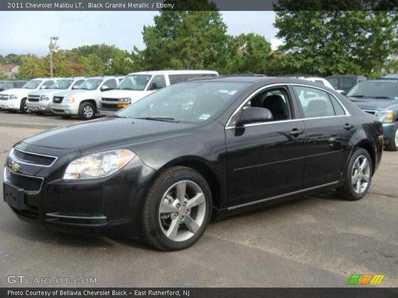 Black Granite Metallic / Ebony 2011 Chevrolet Malibu LT