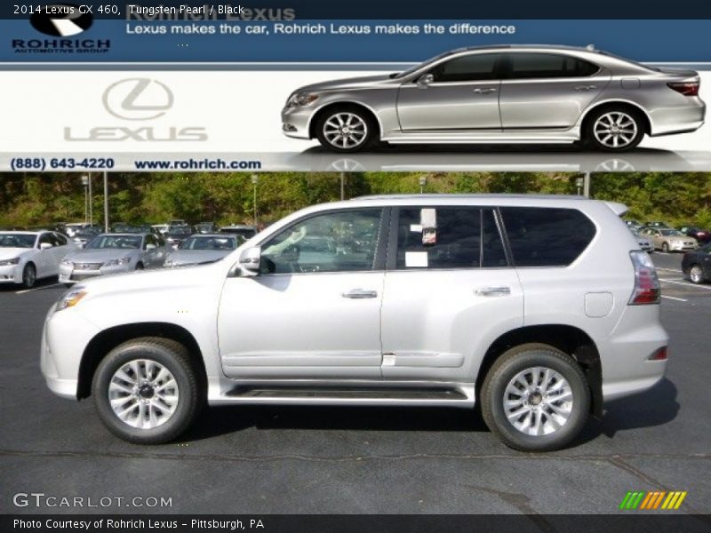 Tungsten Pearl / Black 2014 Lexus GX 460