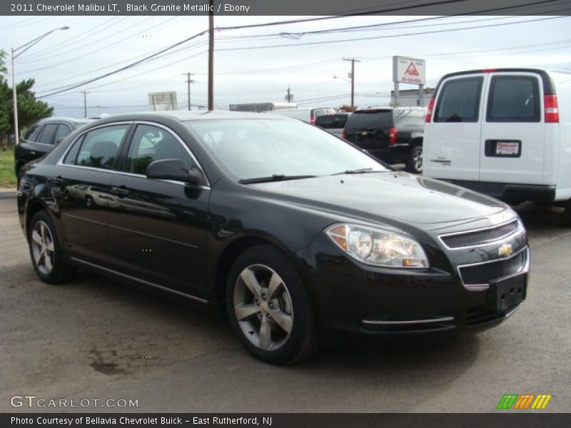Black Granite Metallic / Ebony 2011 Chevrolet Malibu LT