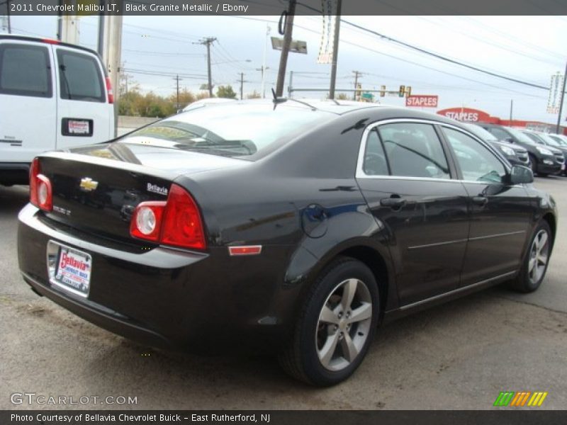 Black Granite Metallic / Ebony 2011 Chevrolet Malibu LT