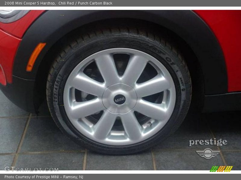 Chili Red / Punch Carbon Black 2008 Mini Cooper S Hardtop