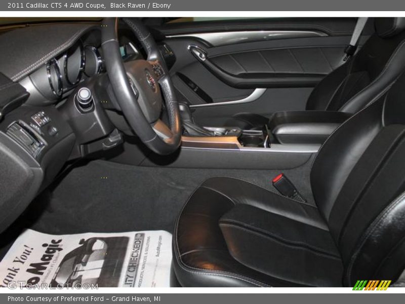 Black Raven / Ebony 2011 Cadillac CTS 4 AWD Coupe