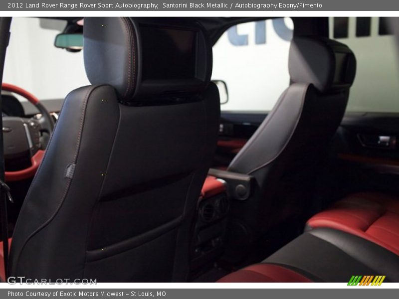 Santorini Black Metallic / Autobiography Ebony/Pimento 2012 Land Rover Range Rover Sport Autobiography