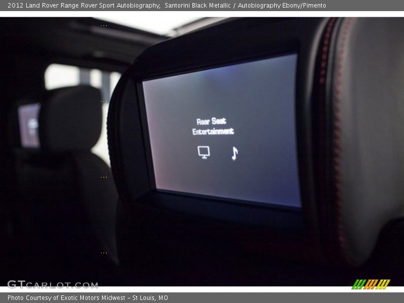 Santorini Black Metallic / Autobiography Ebony/Pimento 2012 Land Rover Range Rover Sport Autobiography