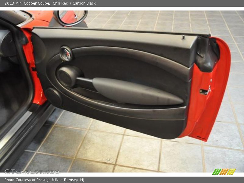 Chili Red / Carbon Black 2013 Mini Cooper Coupe