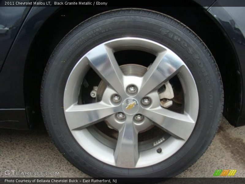 Black Granite Metallic / Ebony 2011 Chevrolet Malibu LT
