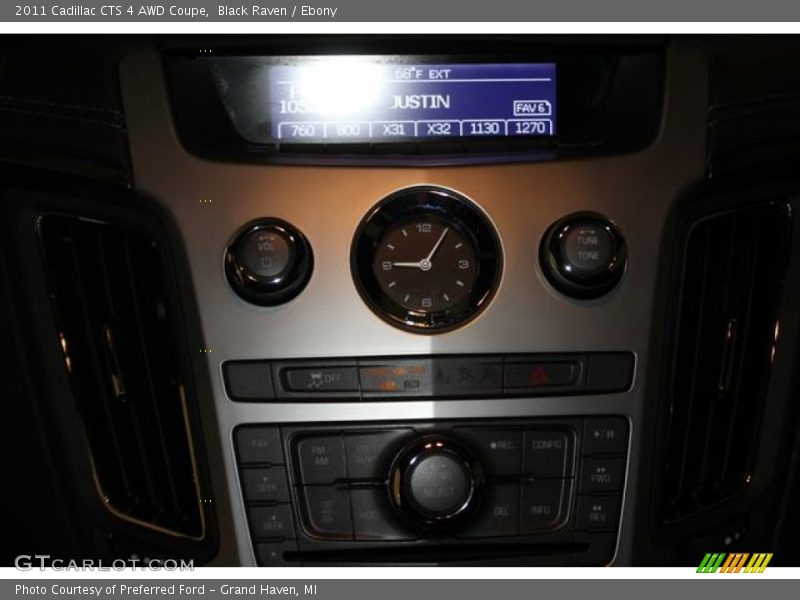 Black Raven / Ebony 2011 Cadillac CTS 4 AWD Coupe