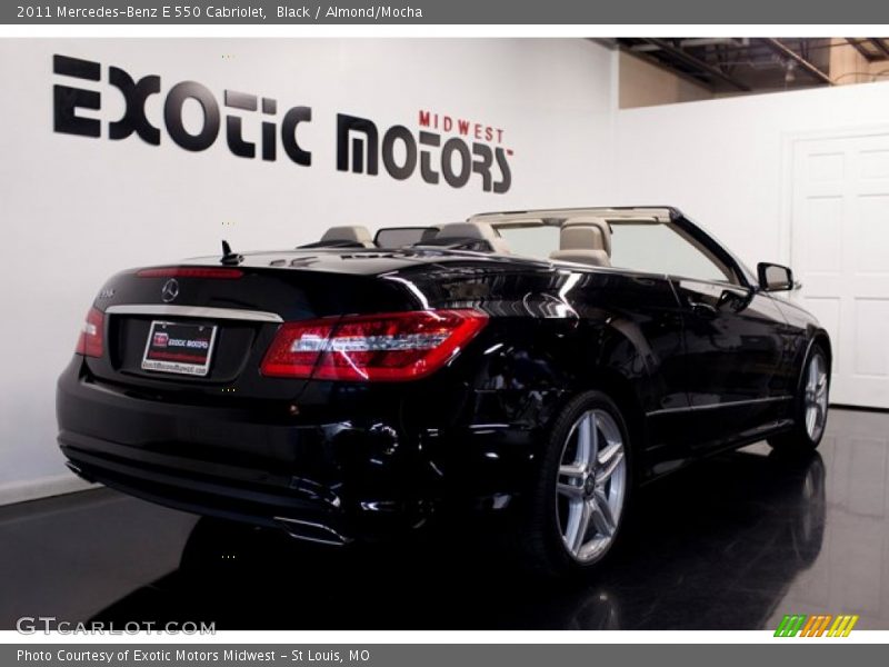 Black / Almond/Mocha 2011 Mercedes-Benz E 550 Cabriolet