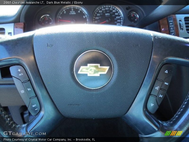 Dark Blue Metallic / Ebony 2007 Chevrolet Avalanche LT