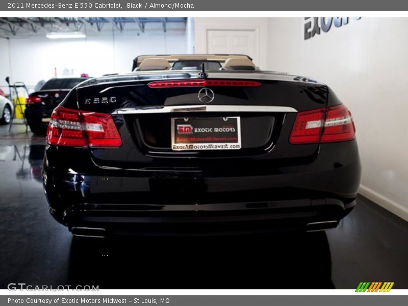Black / Almond/Mocha 2011 Mercedes-Benz E 550 Cabriolet