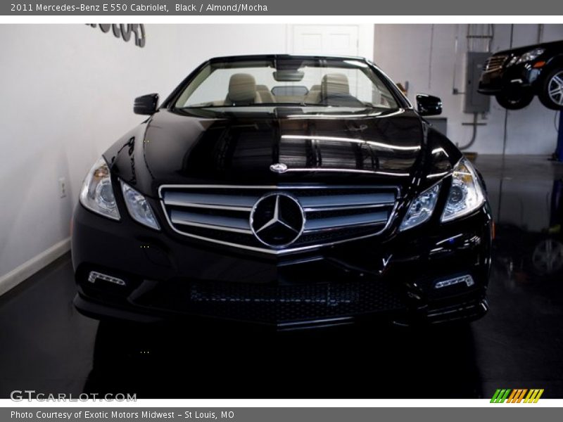 Black / Almond/Mocha 2011 Mercedes-Benz E 550 Cabriolet